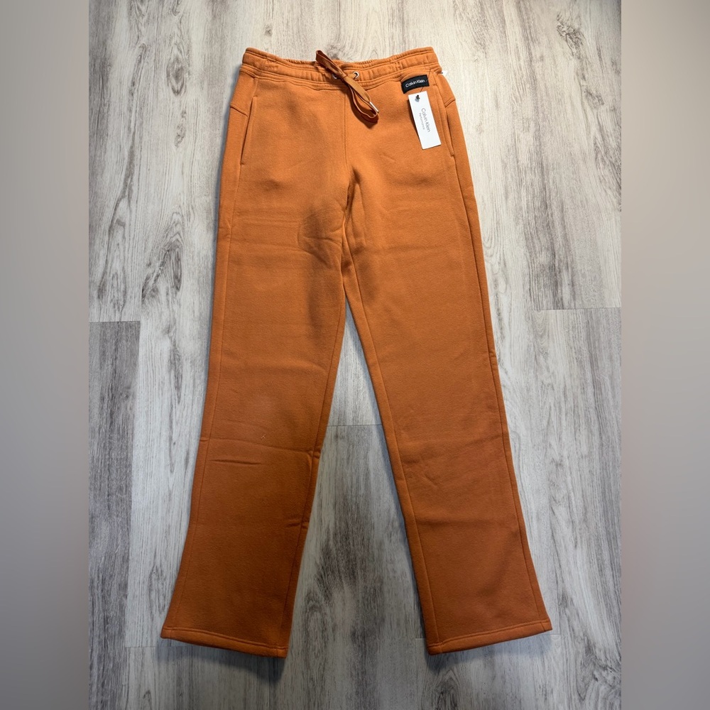 Calvin Klein Orange Track Pants